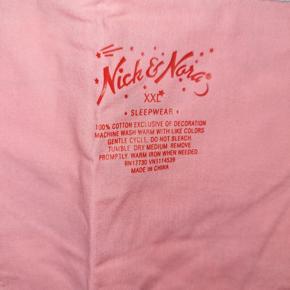 XXL Nick & Nora Flamingo Camper Christmas Flannel 2pc Pajamas NWOT Womens - Picture 2 of 3